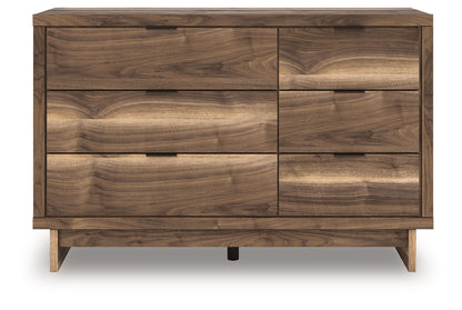 Chirason - Brown - Six Drawers Dresser
