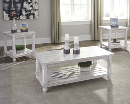 Cloudhurst - White - Occasional Table Set (Set of 3)