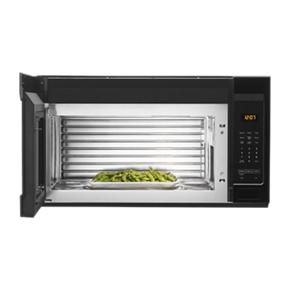 Over-The-Range Microwave With Stainless Steel Cavity - 1.7 Cubic Feet - Black