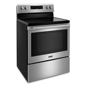 Electric Range With Air Fryer And Basket - 5.3 Cubic Feet