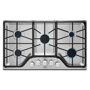 36" Wide Gas Cooktop With Power Burner