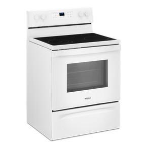 5.3 Cubic Feet Whirlpool Electric Range With Frozen Bake Technology - White - Metal