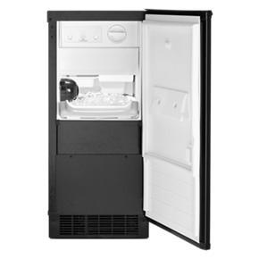 15" Icemaker With Clear Ice Technology - Black