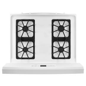 30" Gas Range With Self-Clean Option - White