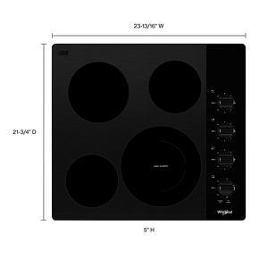 24" Compact Electric Ceramic Glass Cooktop