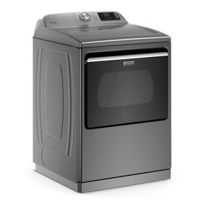 Smart Top Load Electric Dryer With Extra Power Button - 7.4 Cubic Feet - Dark ray