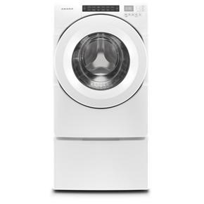 15.5" Pedestal For Front Load Washer And Dryer With Storage - White