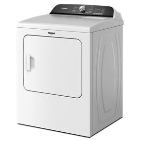 70 Cubic Feet Whirlpool Top Load Electric Dryer With Moisture Sensor - White