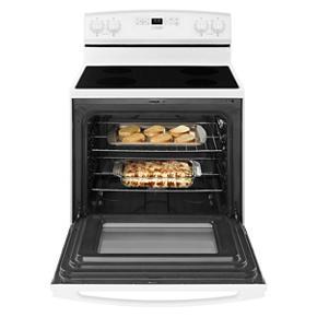 30" Amana Electric Range With Extra-Large Oven Window - White