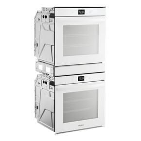 5.8 Cubic Feet 24" Double Wall Oven With Convection - White