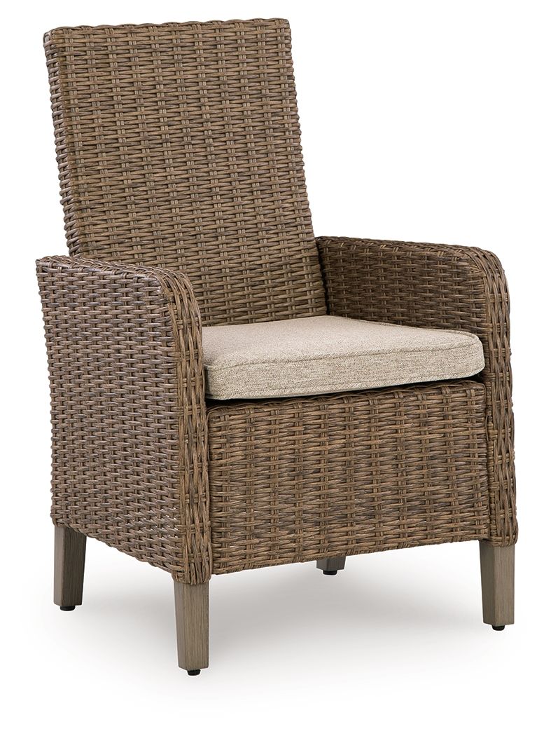 Laguna Heights - Arm Chair With Cushion (Set of 2) - Beige