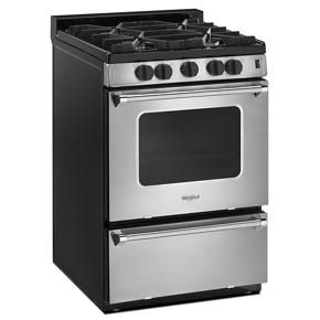 24" Freestanding Gas Range With Sealed Burners