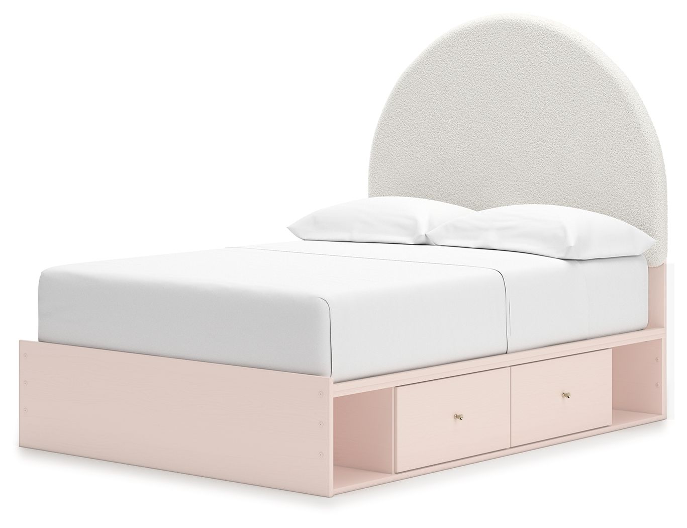 Wistenpine - Upholstered Panel Bed With Storage