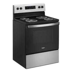 4.8 Cubic Feet Whirlpool Electric Range With Keep Warm Setting - 27,75" Depth