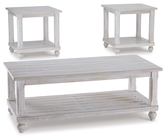 Cloudhurst - White - Occasional Table Set (Set of 3)