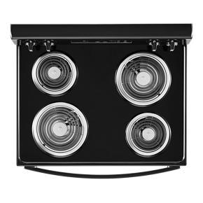 4.8 Cubic Feet Whirlpool Electric Range With Keep Warm Setting - Black