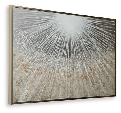 Waldard - Wall Art - Gray / Taupe / White