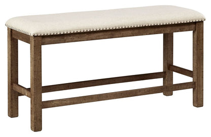 Moriville - Beige - Double Uph Bench