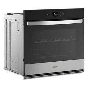 43 Cubic Feet Single Wall Oven With Air Fry When Connected - Gray