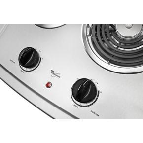 21" Electric Cooktop With Stainless Steel Surface