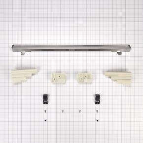 Built-In Range Flush Installation Trim Kit - Stainless Steel