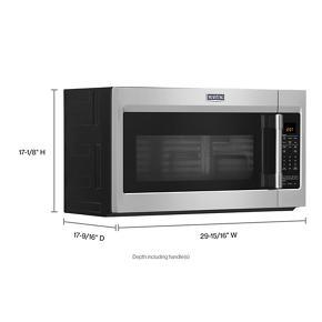 Over-The-Range Microwave With Dual Crisp Feature - 1.9 Cubic Feet - Fingerprint Resistant Stainless Steel