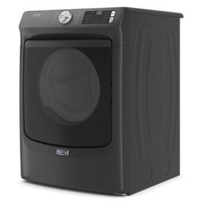 Front Load Electric Dryer With Extra Power And Quick Dry Cycle - 7.3 Cubic Feet - Volcano Black