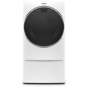 7.4 Cubic Feet Smart Front Load Gas Dryer - White