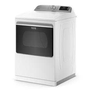 Smart Top Load Electric Dryer With Extra Power Button - 7.4 Cubic Feet - White - Metal