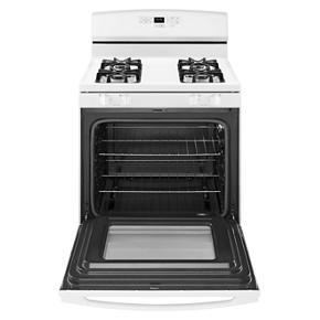 30" Gas Range With Self-Clean Option - White