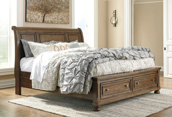 Flynnter Bed with 2 Storage Drawers