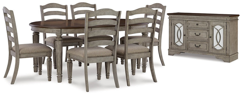 Lodenbay 8-Piece Dining Room Package