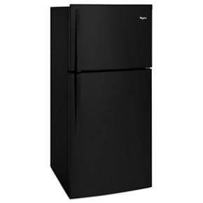 30" Wide Top Freezer Refrigerator - 19 Cubic Feet - Black