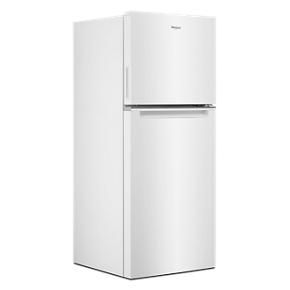 24" Wide Small Space Top-Freezer Refrigerator - 11.6 Cubic Feet - White - Metal