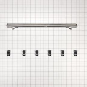 Built-In Range Flush Installation Trim Kit - Stainless Steel - 27"