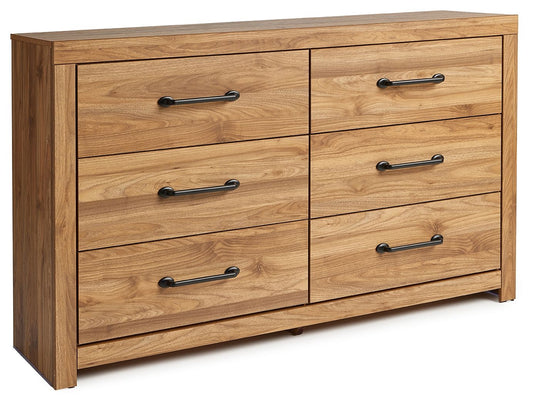 Pasklyn - Brown - Six Drawer Dresser