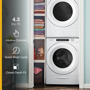 4.3 Cubic Feet Closet-Depth Front Load Washer With Intuitive Controls