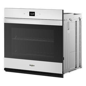 50 Cubic Feet Single Wall Oven With Air Fry When Connected - White