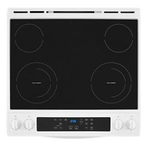 4.8 Cubic Feet Whirlpool Electric Range With Frozen Bake Technology - White - 30"