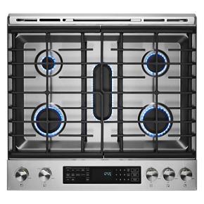 Rise 30" Dual-Fuel Slide-In Range - Stainless Steel