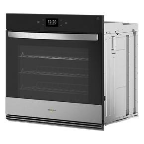 50 Cubic Feet Single Smart Wall Oven With Air Fry - Gray