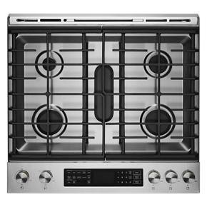 Rise 30" Dual-Fuel Slide-In Range - Stainless Steel