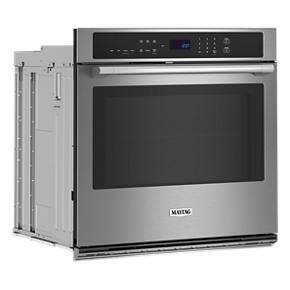 30" Single Wall Oven With Air Fry And Basket - 50 Cubic Feet - Gray