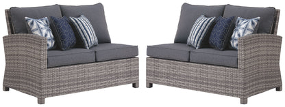 Salem - Gray - Raf / Laf Loveseat W/Cush (Set of 2)