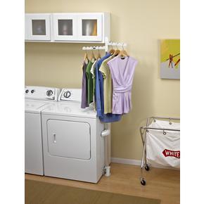 Laundry Appliance Hanger Rack