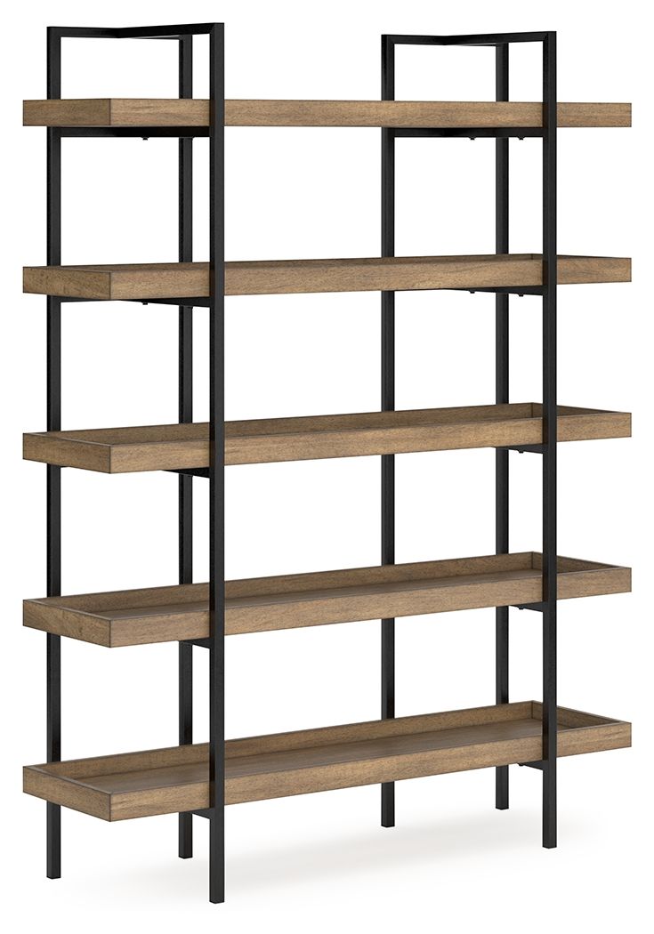 Montia - Light Brown - Bookcase