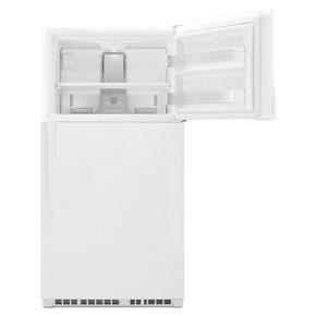 33" Wide Top Freezer Refrigerator - 21 Cubic Feet - White - 66,25" Height