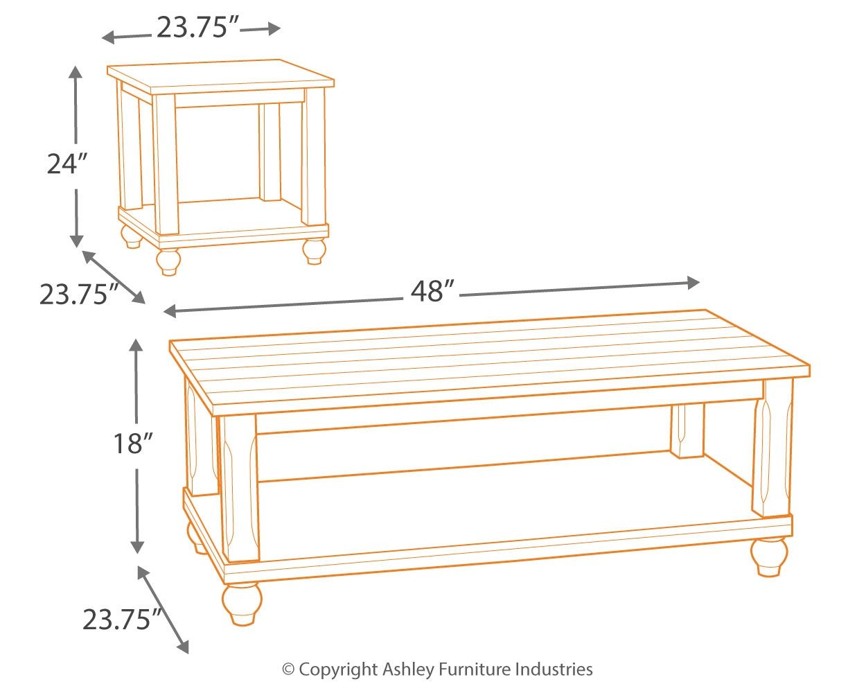 Cloudhurst - White - Occasional Table Set (Set of 3)