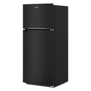 28" Wide Top-Freezer Refrigerator - 163 Cubic Feet - Black