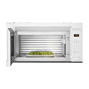 Over-The-Range Microwave With Stainless Steel Cavity - 1.7 Cubic Feet - White